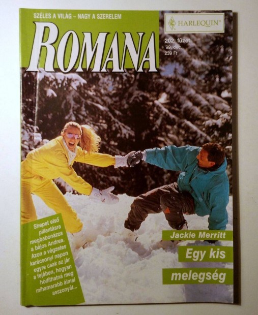 Romana 202. Egy Kis Melegsg (Jackie Merritt) 1999 (6kp+tartalom)