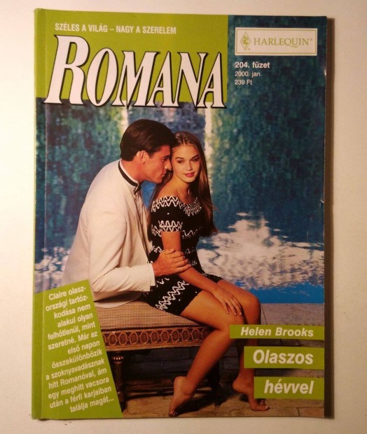 Romana 204. Olaszos Hvvel (Helen Brooks) 2000 (6kp+tartalom)