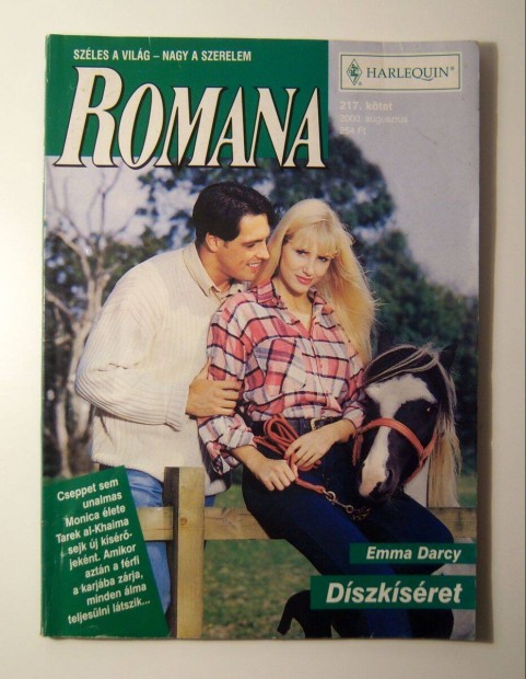 Romana 217. Dszksret (Emma Darcy) 2000 (2kp+tartalom)