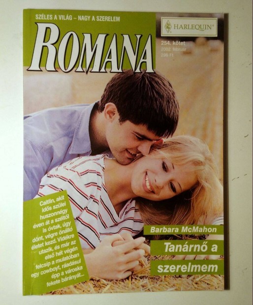 Romana 254. Tanrn a Szerelmem (Barbara Mcmahon) 2002 (6kp+tartalom)