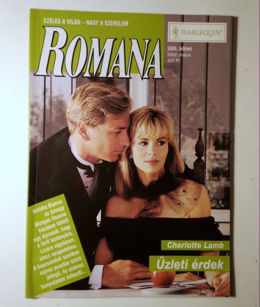 Romana 260. zleti rdek (Charlotte Lamb) 2002 (6kp+tartalom)