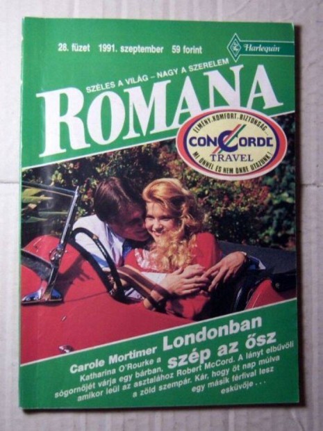 Romana 28. Londonban Szp az sz (Carole Mortimer) 1991 (romantikus)