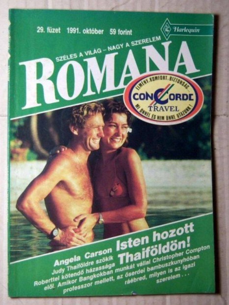 Romana 29. Isten Hozott Thaifldn (Angela Carson) 1991 (romantikus)