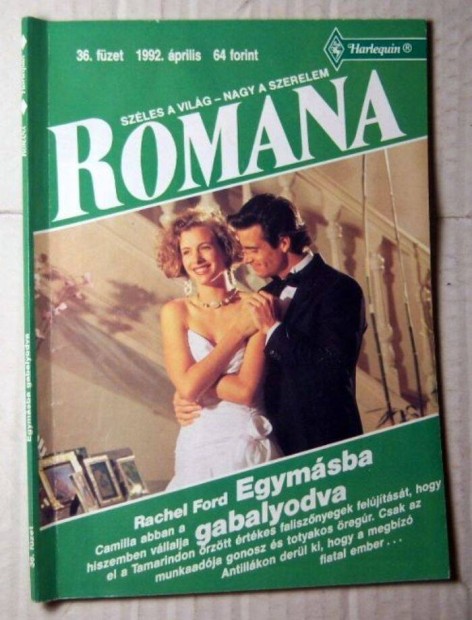 Romana 36. Egymsba Gabalyodva (Rachel Ford) 1992 (romantikus)