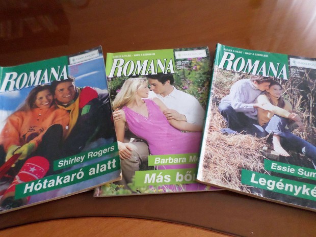 Romana 371. ktet Shirley Rogers Htakar alatt 3 db egyben Romantikus