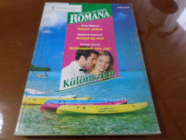 Romana 3 trt.kszm 2001/4. Gina Wilkins Bcs nlkl, Romantikus