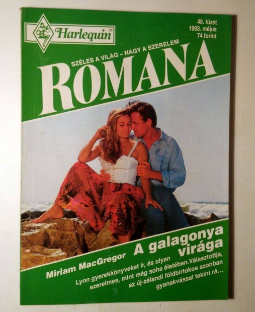 Romana 49. A Galagonya Virga (Miriam Macgregor) 1993 (6kp+tartalom)