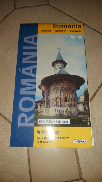 Romnia hajtogathat trkp 1490Ft Eger