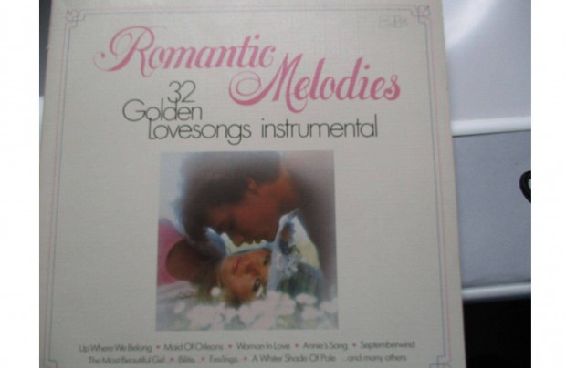 Romantic Melodies dupla bakelit hanglemez album elad