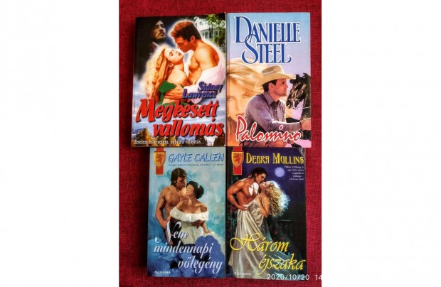 Romantikus bestseller regények Daniel Steel Debra Mullins Olvasatlan
