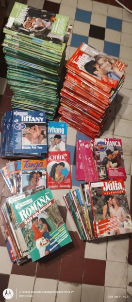 Romantikus magazinok,248 db Harlequin  25-33 e'vesek 