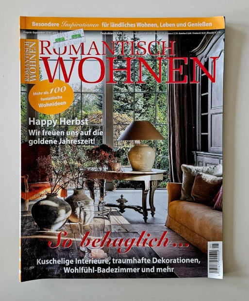 Romantisch Wohnen nmet nyelv lakberendezsi magazin 2016/9