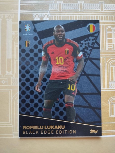 Romelu Lukaku (Belgium) Black Edge Euro 2024 krtya