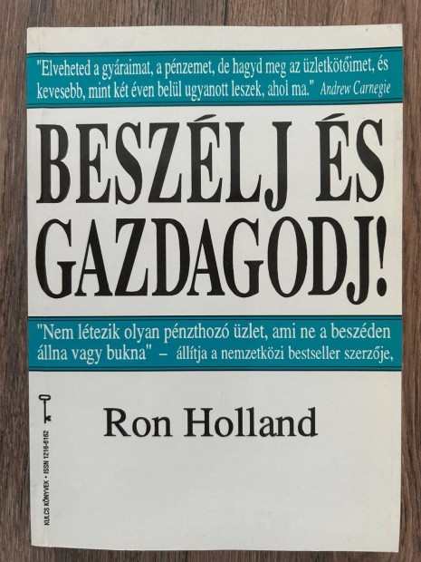 Ron Holland Beszélj és gazdagodj!