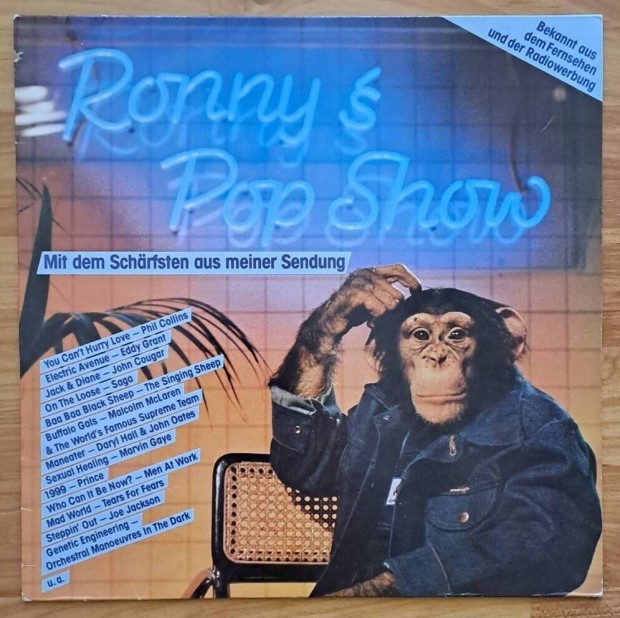 Ronny's Pop Show bakelit lemez újszerű állapotban