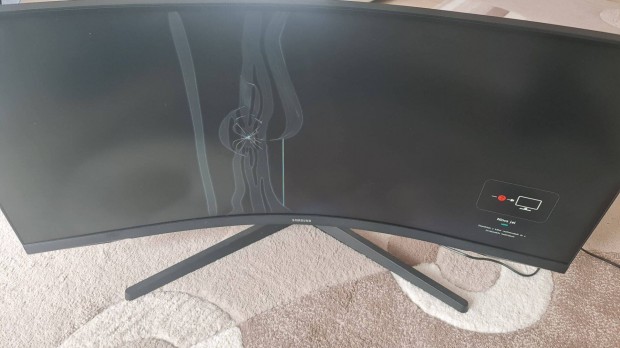 Rossz, Samsung LC34G55Twwrxen Odyssey Ívelt LED Gaming monitor, 34",