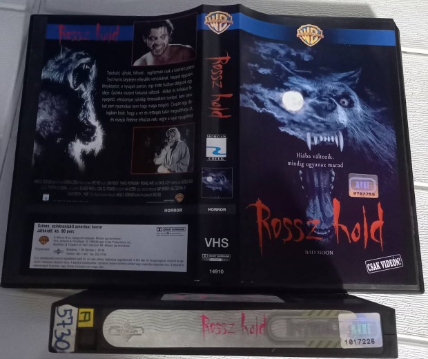 Rossz hold - horror vhs - nagytok