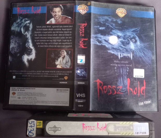 Rossz hold - horror vhs - nagytok