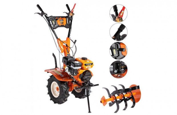 Rotacioskapa 8.5 LE, 212 cm, 4 tem, 2 elre + 1 htra sebessg