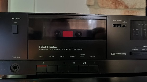 Rotel Rd-850 deck kazettás magnó hifi