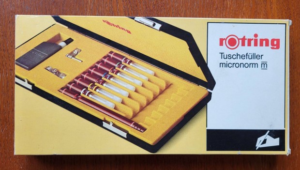 Rotring micronorm csőtoll csőtollhegy készlet eredeti dobozában