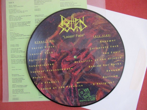 Rotten Sound - Loosin' Face picture 10" mini album, EP (Finn Grind)