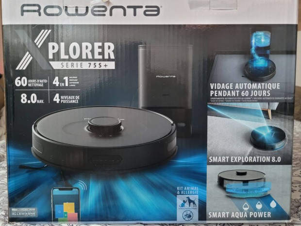 Rowenta Xplorer serie 75S+ 4in1 RR 8595 WH robotporszv