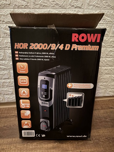 Rowi Hor 2000/9/4 D premium olaj raditor
