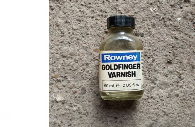 Rowney Goldfinger Varnish 60 ml Folykony Goldfinger lakk. Festknek