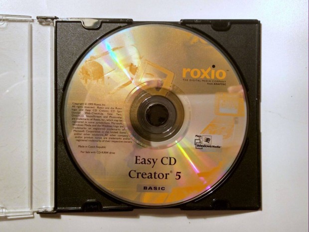 Roxio Easy CD Creator 5 Basic (2000) CD (teszteletlen)