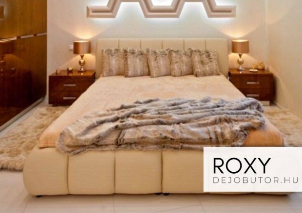 Roxy I. luxus ves franciagy bett + gynemtarts bzs 140x200 cm