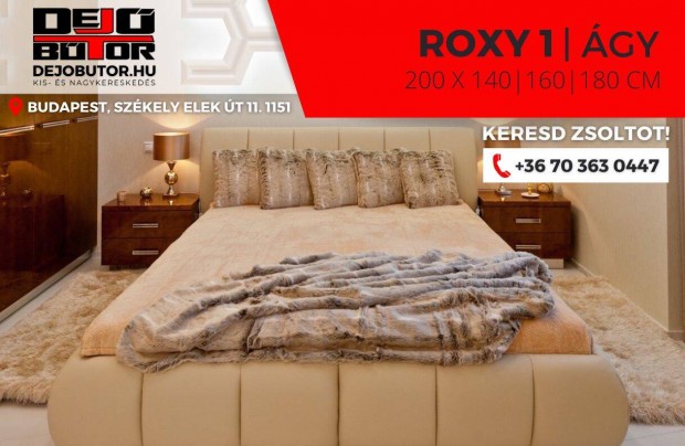 Roxy I. luxus franciagy 140x200 cm bett + gynemtart + keret bzs