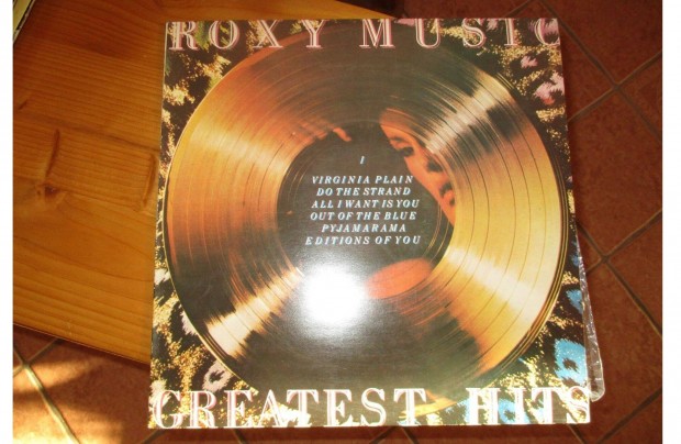 Roxy Music Greatest hits LP hanglemez elad