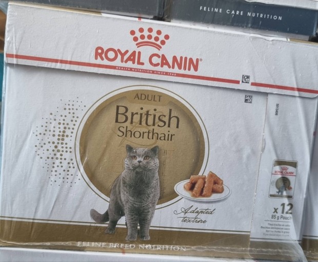 Royal Canin British Shorthair nedves tasakos macskatp 12x85g
