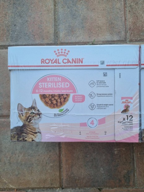 Royal Canin Kitten Sterilised nedves tasakos macskatp 12x85g