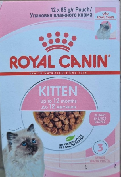 Royal Canin Kitten nedves tasakos macskatp 12x85g