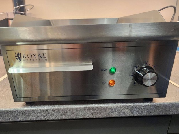 Royal Catering elektromos grill,kontakt grill, 350 x 380 mm, 2000 W