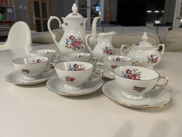 Royal nmet porceln tes/kvs kszlet, virgmints