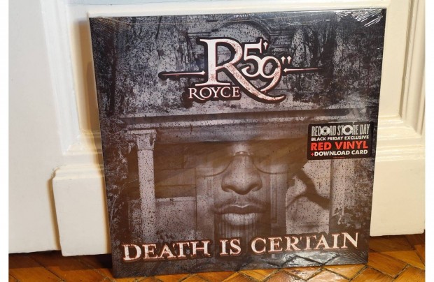 Royce Da 5'9 - Death Is Certain 2 X LP USA Red,