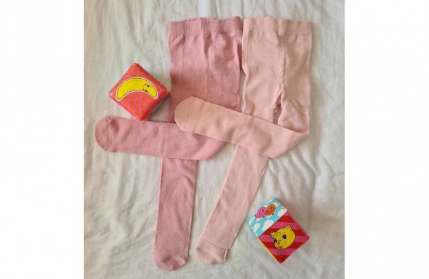 R�zsasz�n k�t darabos harisnya csomag, Primark - 6-12 h�