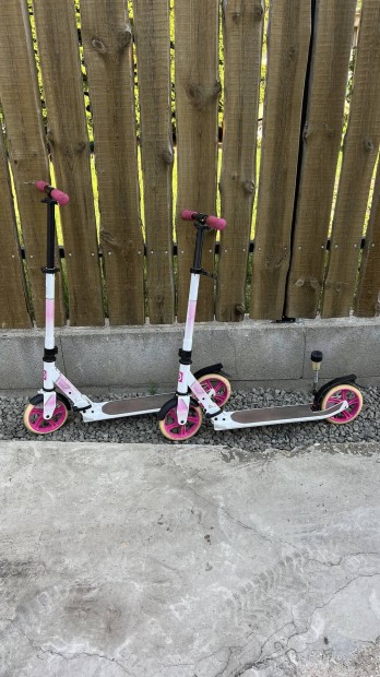 Rózsaszín kislány oxelo roller