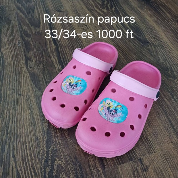 Rzsaszn papucs 33/34