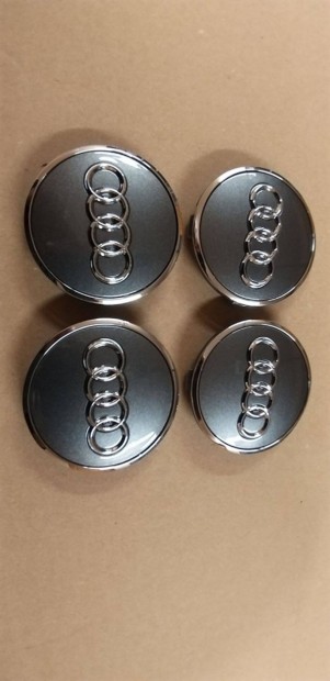Rrr Új, gyári Audi alufelni kupak 60 mm grafit és fekte