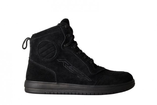 Rst hi-top női cipő - fekete velúr