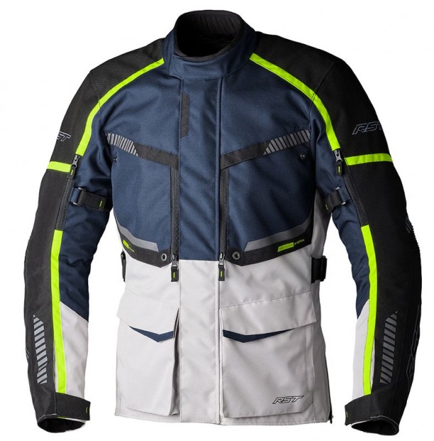 Rst maverick evo ce frfi textil dzseki - tengerszkk/ezst