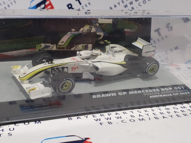 Rubens Barrichello Brawn BGP 001 #23 2nd Australia GP - Altaya - 1:43