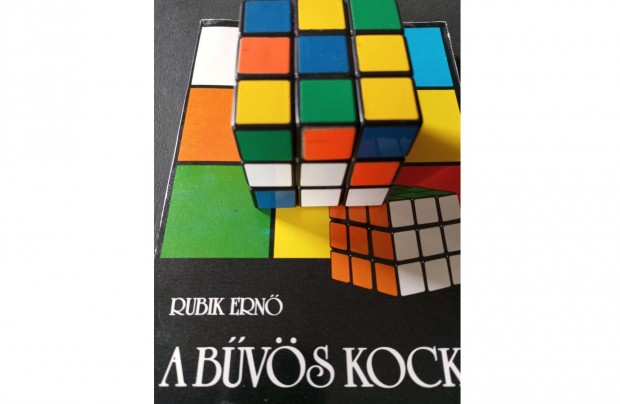 Rubik Ern Bvs kocka knyvvel Eredeti j llapotak