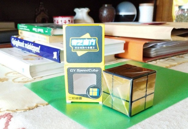 Rubik tkr mirror arany szn 2x2 gyors verseny kocka 2500 Ft