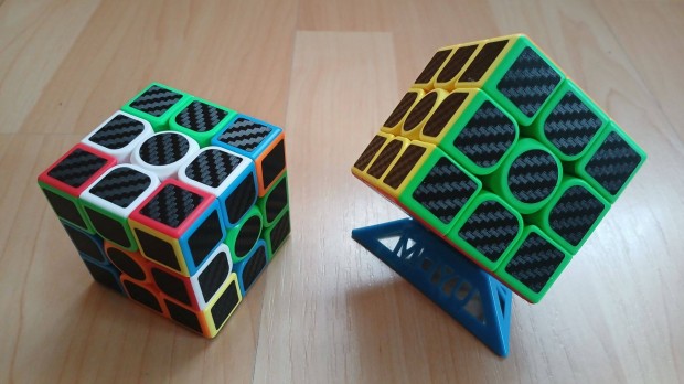 Rubik j verseny kocka ,profi extra knny tekers , karbon minta