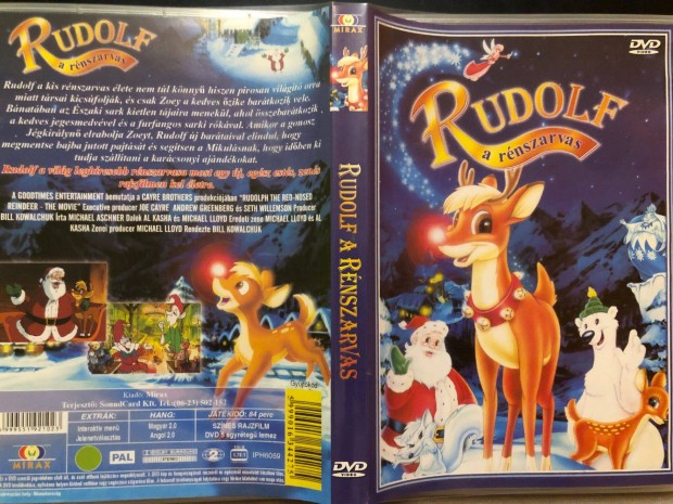 Rudolf, a rnszarvas DVD